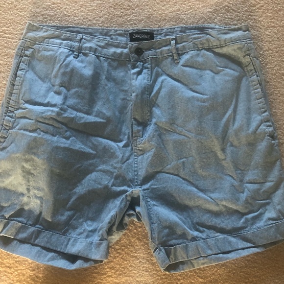 Zanerobe Other - Zanerobe Shorts Light Blue with white pattern size 36